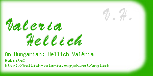 valeria hellich business card